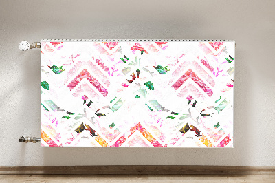 Printed radiator mat Floral shoemaker