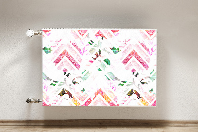 Printed radiator mat Floral shoemaker