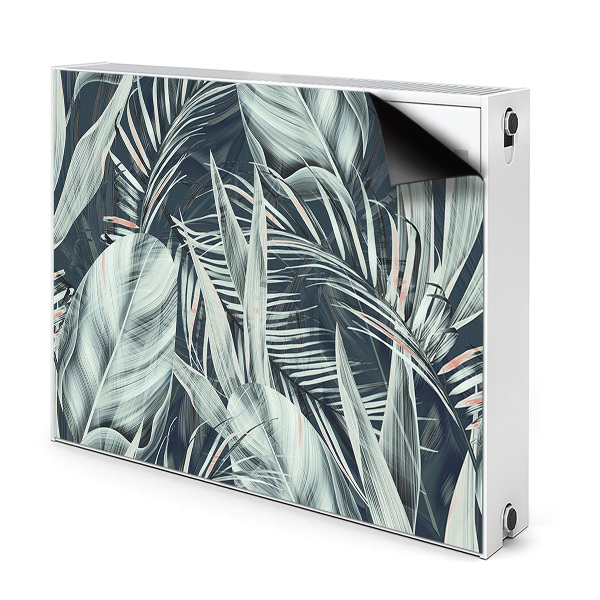 Magnetic radiator mat Exotic leaves