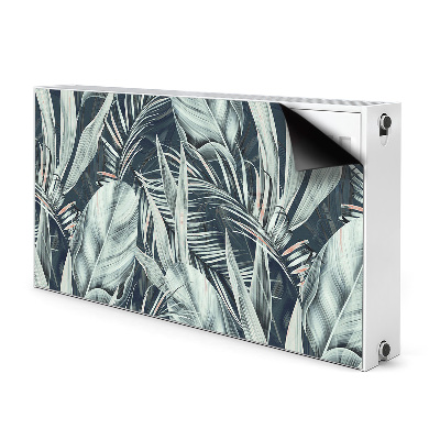 Magnetic radiator mat Exotic leaves