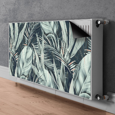 Magnetic radiator mat Exotic leaves