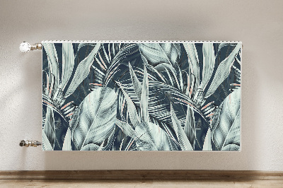 Magnetic radiator mat Exotic leaves