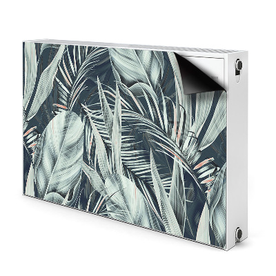 Magnetic radiator mat Exotic leaves