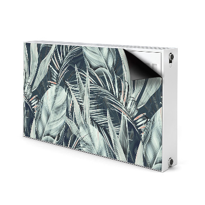 Magnetic radiator mat Exotic leaves