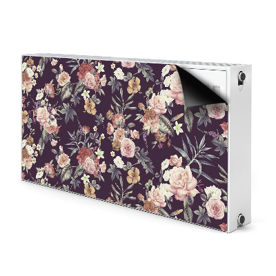 Printed radiator mat Garden flowers