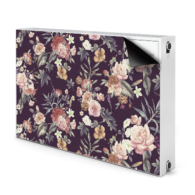 Printed radiator mat Garden flowers