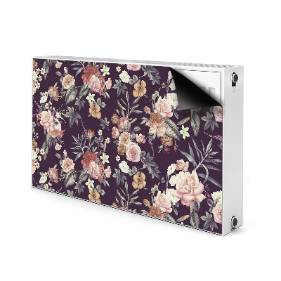 Printed radiator mat Garden flowers