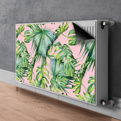 Decorative radiator cover Botanical art