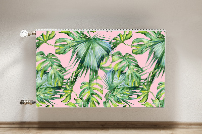 Decorative radiator cover Botanical art