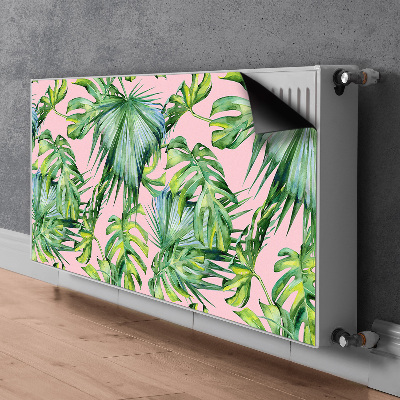 Decorative radiator cover Botanical art