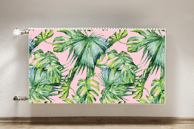 Decorative radiator cover Botanical art