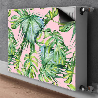 Decorative radiator cover Botanical art