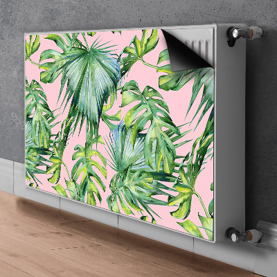 Decorative radiator cover Botanical art