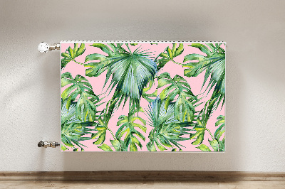 Decorative radiator cover Botanical art