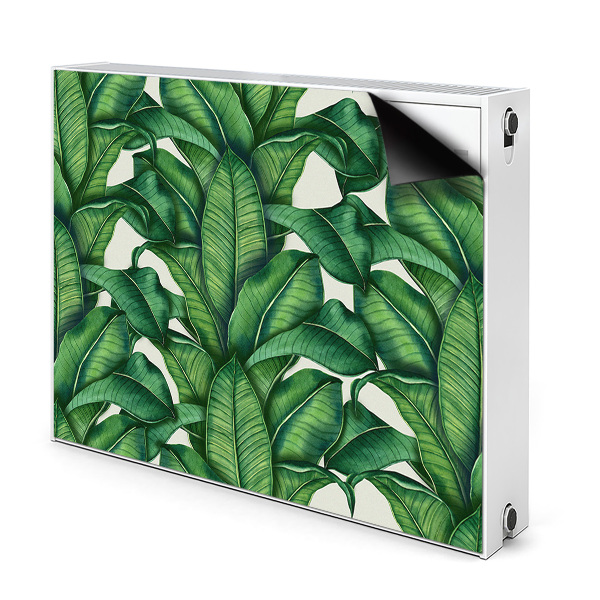 Printed radiator mat Botanical leaves