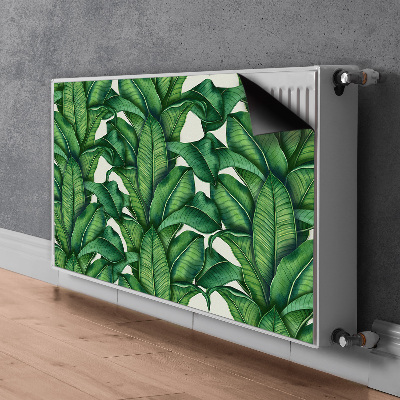 Printed radiator mat Botanical leaves