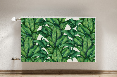 Printed radiator mat Botanical leaves