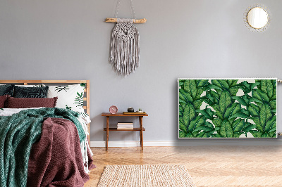 Printed radiator mat Botanical leaves