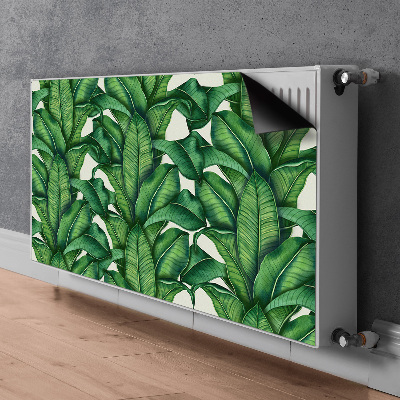 Printed radiator mat Botanical leaves