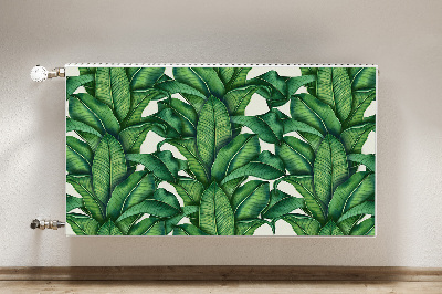 Printed radiator mat Botanical leaves