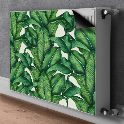 Printed radiator mat Botanical leaves