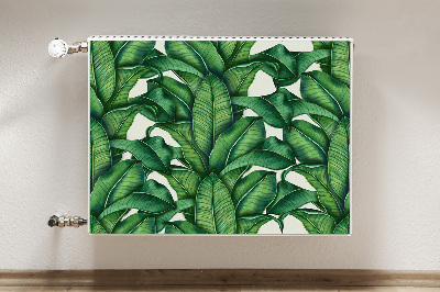 Printed radiator mat Botanical leaves