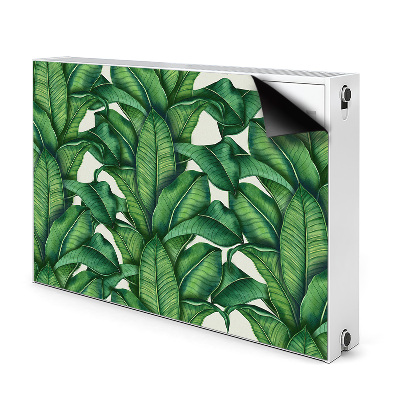 Printed radiator mat Botanical leaves