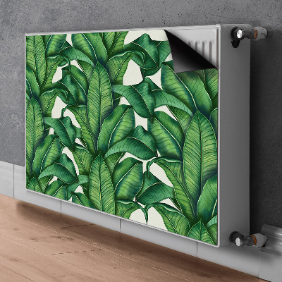 Printed radiator mat Botanical leaves