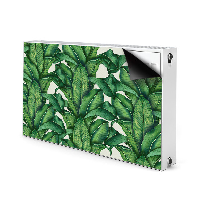 Printed radiator mat Botanical leaves