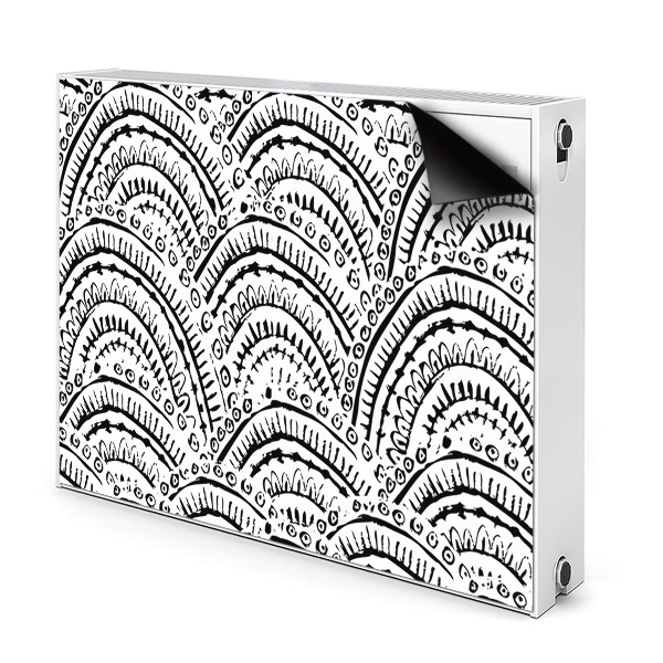 Radiator cover Abstract pattern