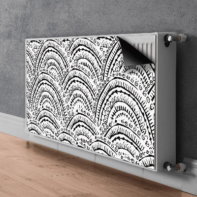 Radiator cover Abstract pattern