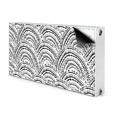 Radiator cover Abstract pattern