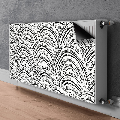 Radiator cover Abstract pattern