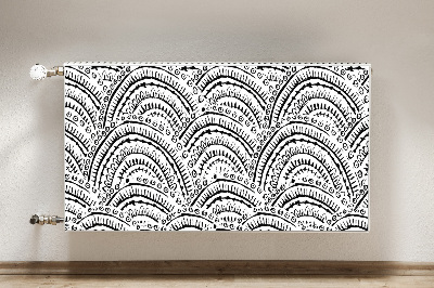 Radiator cover Abstract pattern