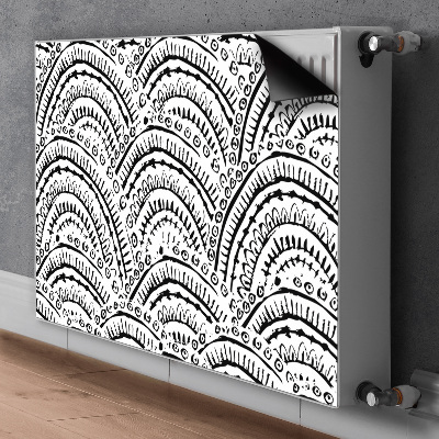 Radiator cover Abstract pattern