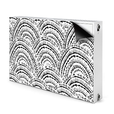 Radiator cover Abstract pattern