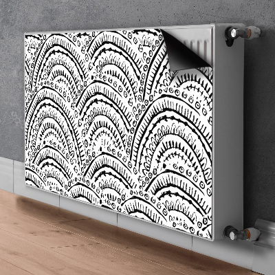 Radiator cover Abstract pattern