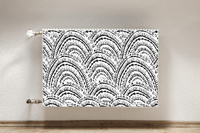 Radiator cover Abstract pattern