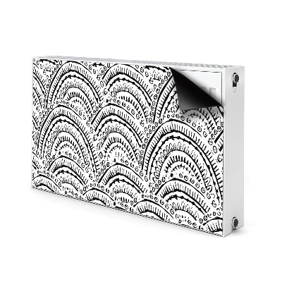 Radiator cover Abstract pattern