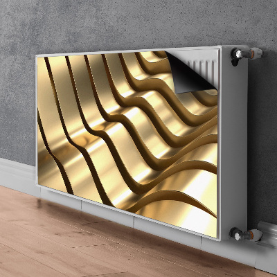 Magnetic radiator mat Golden elements