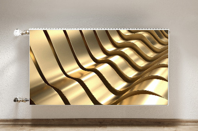 Magnetic radiator mat Golden elements