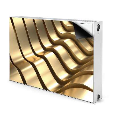 Magnetic radiator mat Golden elements