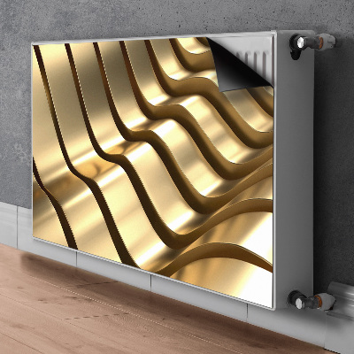 Magnetic radiator mat Golden elements