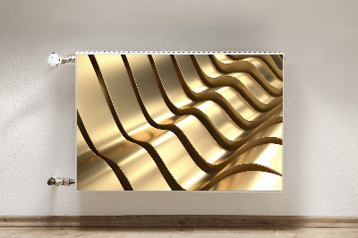 Magnetic radiator mat Golden elements