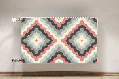 Magnetic radiator mat Retro illusion