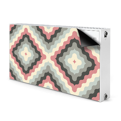 Magnetic radiator mat Retro illusion