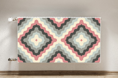 Magnetic radiator mat Retro illusion