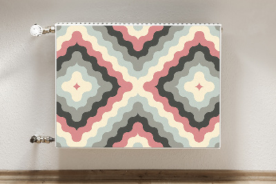 Magnetic radiator mat Retro illusion