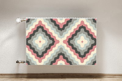 Magnetic radiator mat Retro illusion