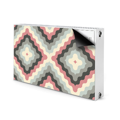 Magnetic radiator mat Retro illusion